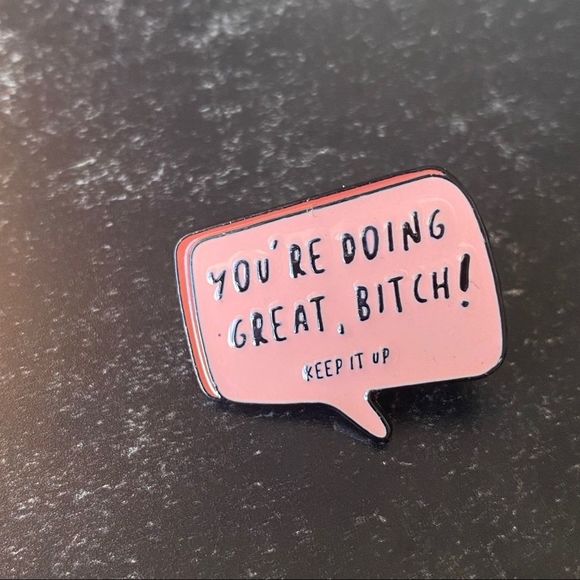 You’re Doing Great Enamel Pin/ Brooch - Picture 2 of 5